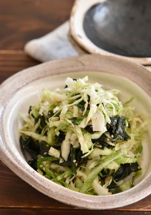 海苔キャベツとわかめのやみつきナムル-レシピのメイン写真