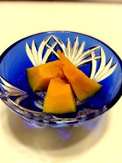 はちみつだけで!レンジで簡単カボチャ煮-レシピのメイン写真