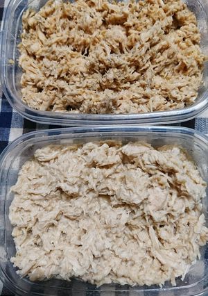ご飯にあう！むね肉のストックフレーク-レシピのメイン写真