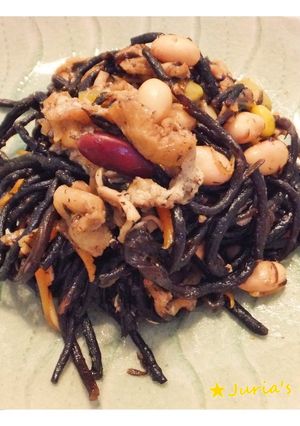 具だくさんひじきの煮物★作り置き・保存食-レシピのメイン写真