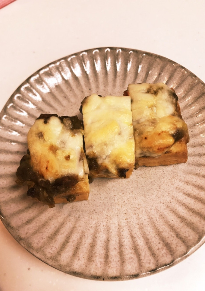 簡単 厚揚げのカレーチーズ焼き-レシピのメイン写真