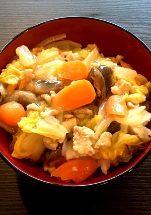 【外国で幼児食】中華丼-レシピのメイン写真