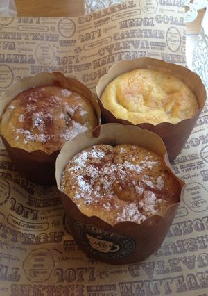 はちみつを混ぜたバナナカップケーキ-レシピのメイン写真