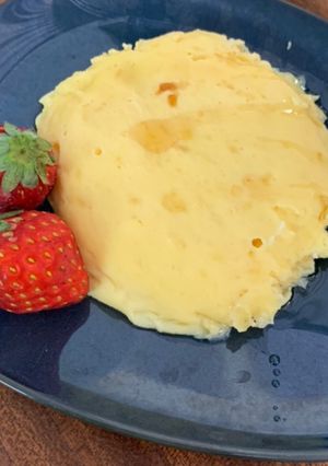 レンジでスフレパンケーキ-レシピのメイン写真