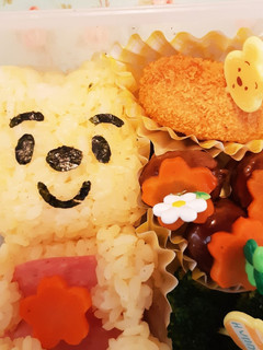 プーさん風?弁当-レシピのメイン写真