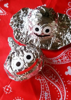 キャラ弁　＊メタルスライム　はぐれメタル-レシピのメイン写真