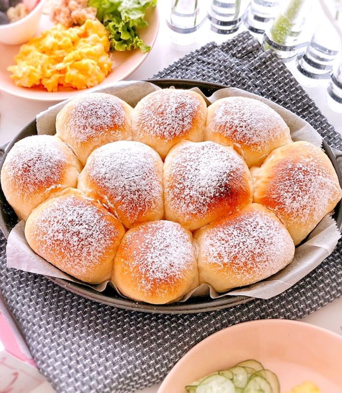 ふかふかミルクちぎりパン Staubで♡ by ume_ribbon 【クックパッド