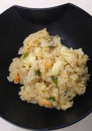 シーフードミックスで中華風炊き込みご飯-レシピのメイン写真