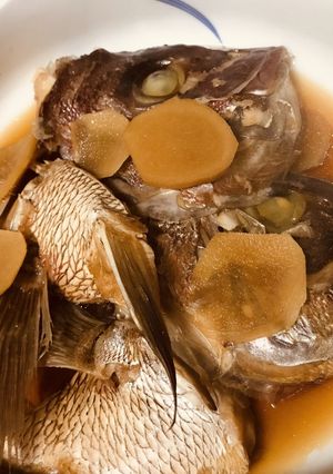 鯛のあら炊き-レシピのメイン写真