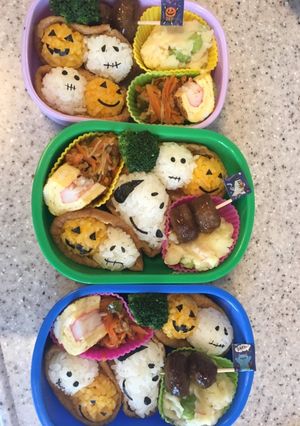 キャラ弁 ＊ ハロウィン 2018-レシピのメイン写真