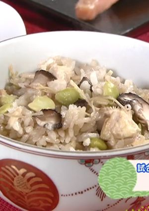 だし活!ショウガ入り炊き込みご飯-レシピのメイン写真