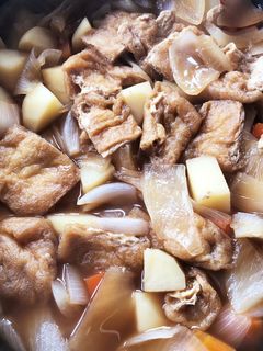 簡単!安い!新玉ねぎと薄揚げの炊いたん-レシピのメイン写真