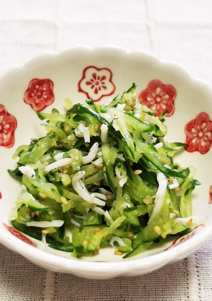 ☆副菜♪定番のきゅうり・しらすの和え物☆-レシピのメイン写真