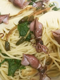 ほたるいかと筍と土筆のパスタ-レシピのメイン写真