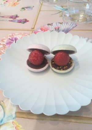 いちご最中-レシピのメイン写真