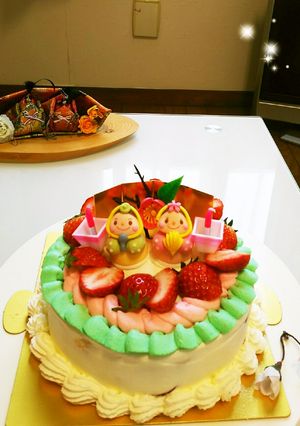わくわく♡ひな祭りのケーキ-レシピのメイン写真