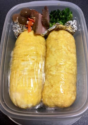 お弁当用薄焼き卵巻きごはん-レシピのメイン写真