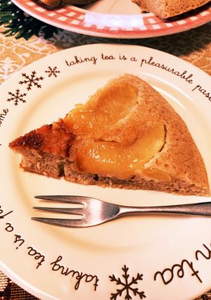 フライパンで作るHMのりんごケーキ-レシピのメイン写真