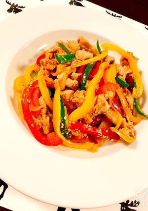 豚肉とパプリカのなんちゃって青椒肉絲-レシピのメイン写真