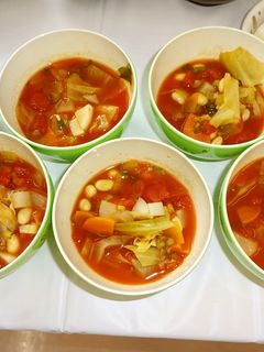ひよこ豆キャベツのトマトスープ@つくば市-レシピのメイン写真