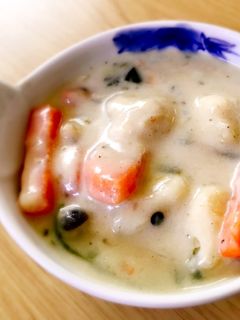 ヘルシーな米粉のクリームシチュー-レシピのメイン写真