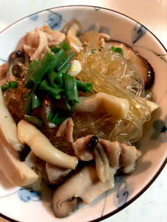 豚バラ肉ときのこと春雨の炒め煮-レシピのメイン写真