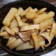 エリンギと長芋のバター醤油いため