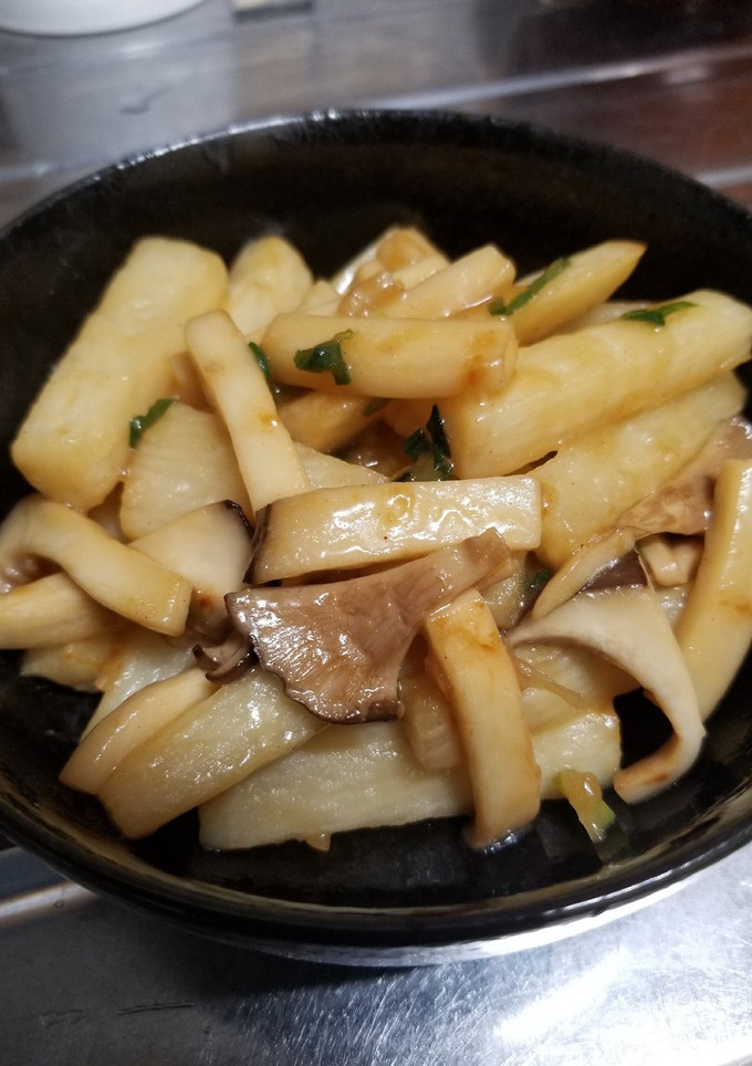 エリンギと長芋のバター醤油いため-レシピのメイン写真