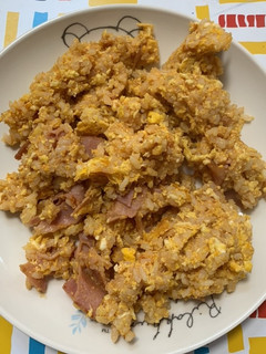 ベーコン卵ケチャップごはん-レシピのメイン写真