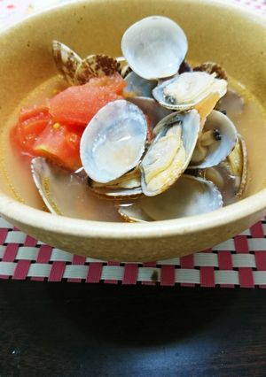 アサリとトマトの中華スープ-レシピのメイン写真