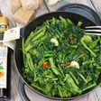 イタリア家庭の春おかず‼️菜の花ソテー