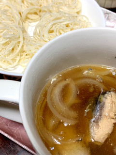 鯖缶でそうめん!-レシピのメイン写真