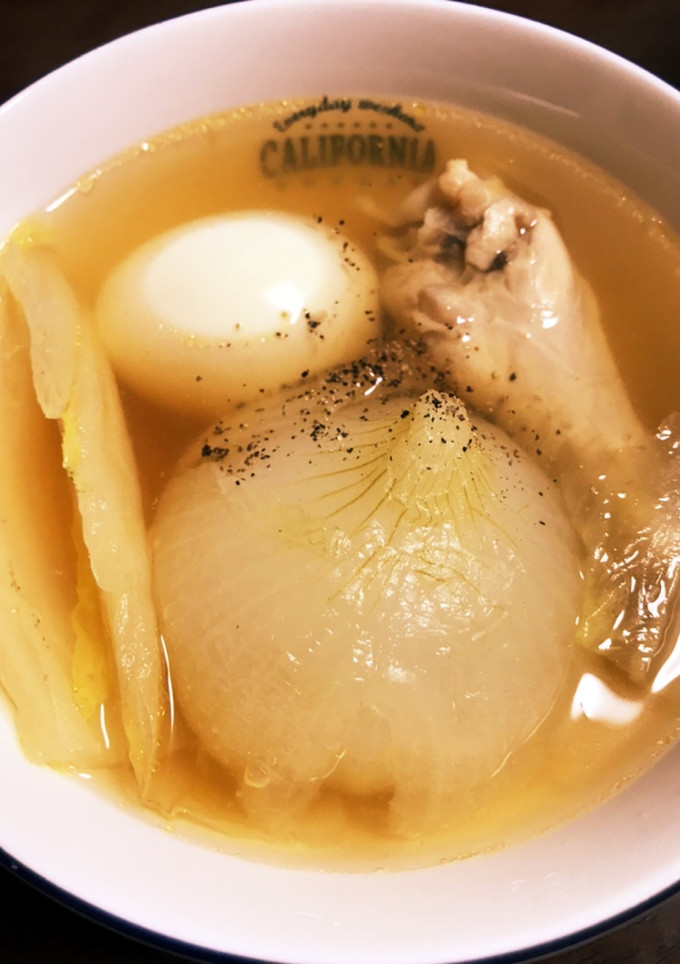 新玉ねぎと手羽先のスープ-レシピのメイン写真