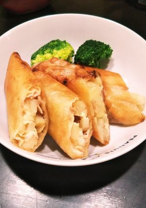 簡単☆じゃがいもハムチーズ春巻き-レシピのメイン写真