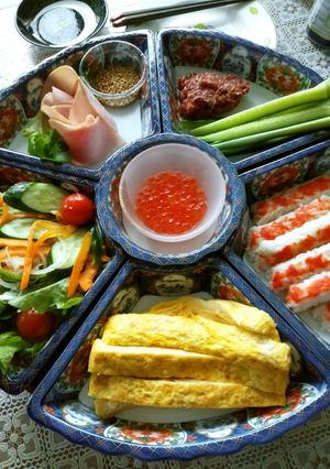 ある物だけで手巻き寿司-レシピのメイン写真