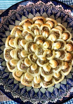 ウズベキスタン♡花のチキンパイ-レシピのメイン写真