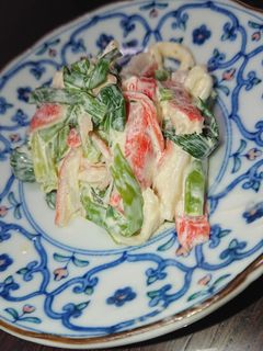 ワケギとカニかまのサラダ-レシピのメイン写真