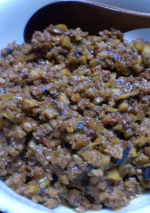具だくさんの肉味噌-レシピのメイン写真