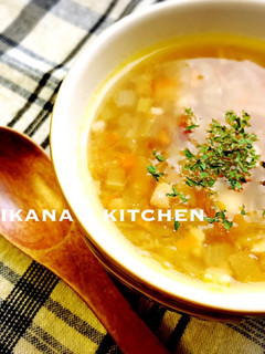 大豆入り★野菜たっぷりトマトスープ♪♪-レシピのメイン写真