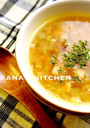 大豆入り★野菜たっぷりトマトスープ♪♪-レシピのメイン写真