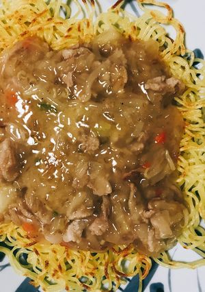 【編集中】あんかけ焼きそば（鶏だし風味）-レシピのメイン写真