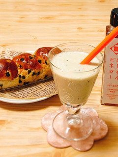 フルーツ酢を入れたヨーグルトスムージー♡-レシピのメイン写真
