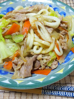 【龍愛】和風焼きうどん-レシピのメイン写真