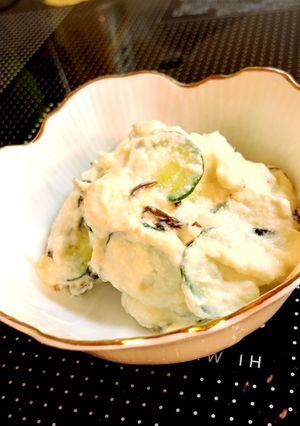 きゅうりと塩昆布の白和え-レシピのメイン写真