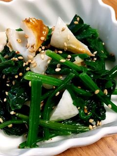 ほうれん草とちくわのナムル-レシピのメイン写真
