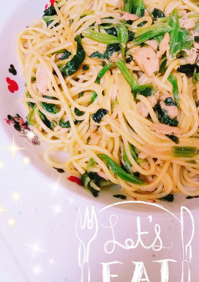 簡単☆ほうれん草とツナの和風パスタ-レシピのメイン写真