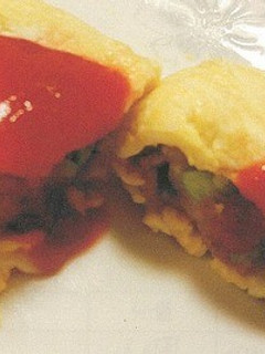 干し肉の黒豆コロッケオムレツ-レシピのメイン写真
