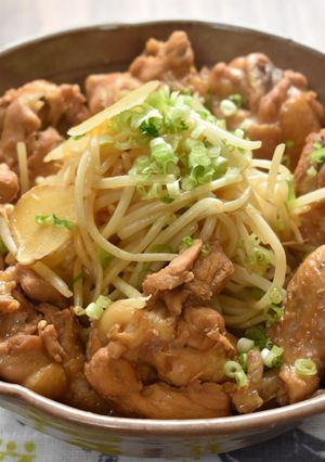 たっぷりモヤシと手羽元のポン酢煮-レシピのメイン写真