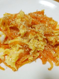 にんじんと卵だけ☆簡単にんじんしりしり-レシピのメイン写真