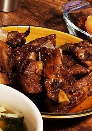 炊飯器で柔らか⭐スペアリブの照り焼き-レシピのメイン写真